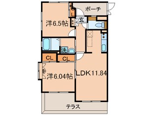 高峰ポロニアの物件間取画像